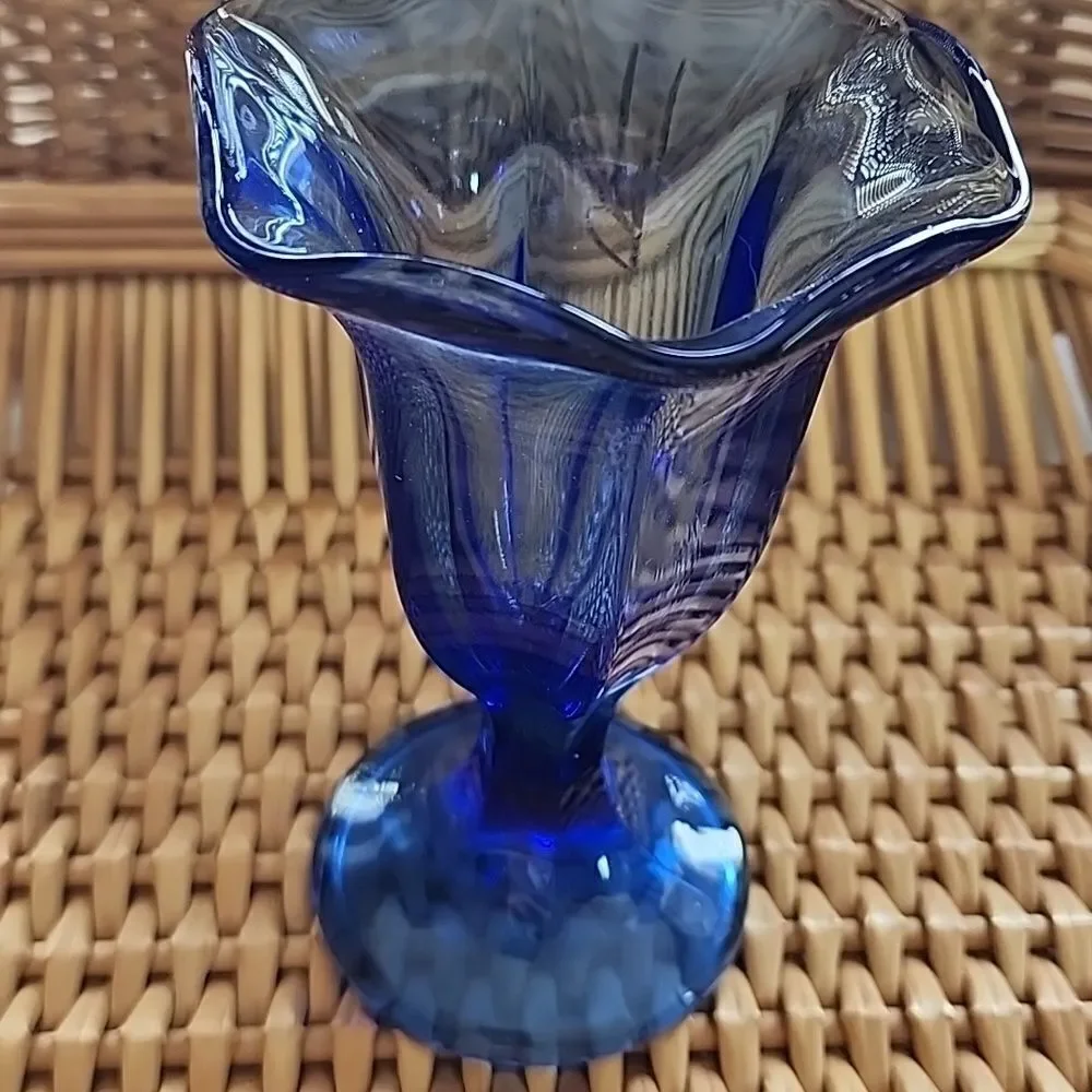 Tulip Style Vintage Anchor Hocking Icecream Sundae Parfait Glass